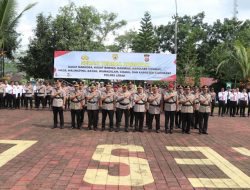 Kapolres Lebak Pimpin Pergantian Jabatan Kasat dan Kapolsek
