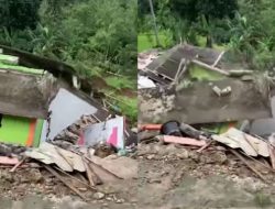 Longsor di Panggarangan Tiga Rumah Rusak Berat, BPBD Lebak Imbau Warga Tetap Waspada