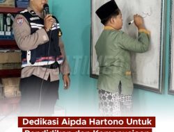 Dedikasi Aipda Hartono dalam Pendidikan dan Kegiatan Sosial