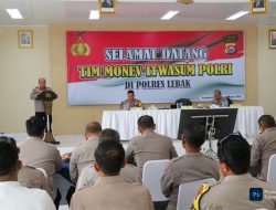 Kapolres Lebak Menerima Kunjungan Tim Monitoring dan Evaluasi Itwasum Polri