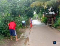 Kepala Desa Curugbadak Pimpin Langsung Kerja Bakti Massal, Wujudkan Lingkungan Bersih dan Sehat
