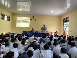 Cegah Tawuran dan Pelecehan Seksual, Sat Binmas Polres Lebak Sosialisasi di SMPN 2 Sajira