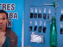 Sat Narkoba Polres Lebak Tangkap Pengedar Sabu di Rangkasbitung