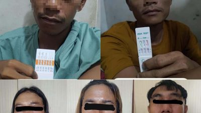Sat Narkoba Polres Lebak Amankan Enam Tersangka Kasus Sabu