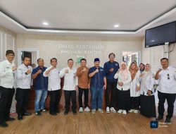 PWI Banten dan Distanak Sepakat Berkolaborasi Dukung Program Ketahanan Pangan