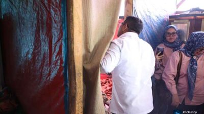 Akses Jalan Menuju Huntara Cigobang Akan Diperbaiki untuk Dukung Pembangunan Huntap