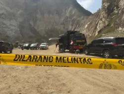 Pemprov Jabar Cabut Izin Tambang Gunung Kuda Cirebon, Polisi Police Line Lokasi Longsor