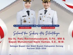 DPRD Kabupaten Serang Ucapkan Selamat atas Pelantikan Bupati & Wakil Bupati Serang 2025–2030
