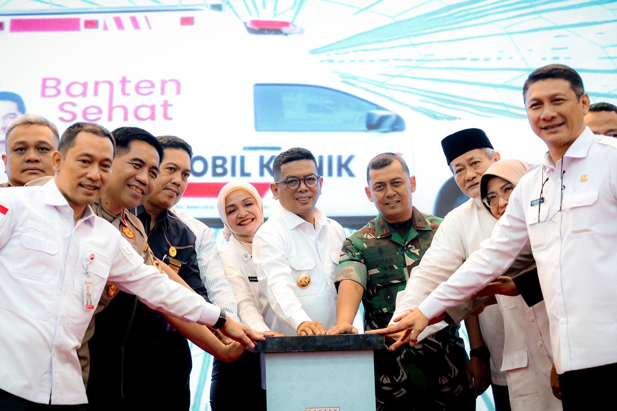 Misi Banten Sehat, Gubernur Banten Andra Soni Luncurkan Mobile Clinic Berbasis Telemedicine