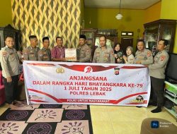 Menjelang Hari Bhayangkara ke-79, Polres Lebak Anjangsana ke Purnawirawan dan Warakawuri