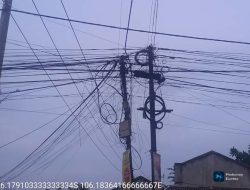 Kabel Semrawut, Warga Curug Desak Pemkot Serang Bertindak Tegas Lakukan Penertiban