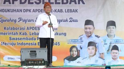 Dihadiri Gubernur Banten, Ajat Sudrajat Kepala Desa Citorek Pimpin APDESI Lebak Periode 2025–2030