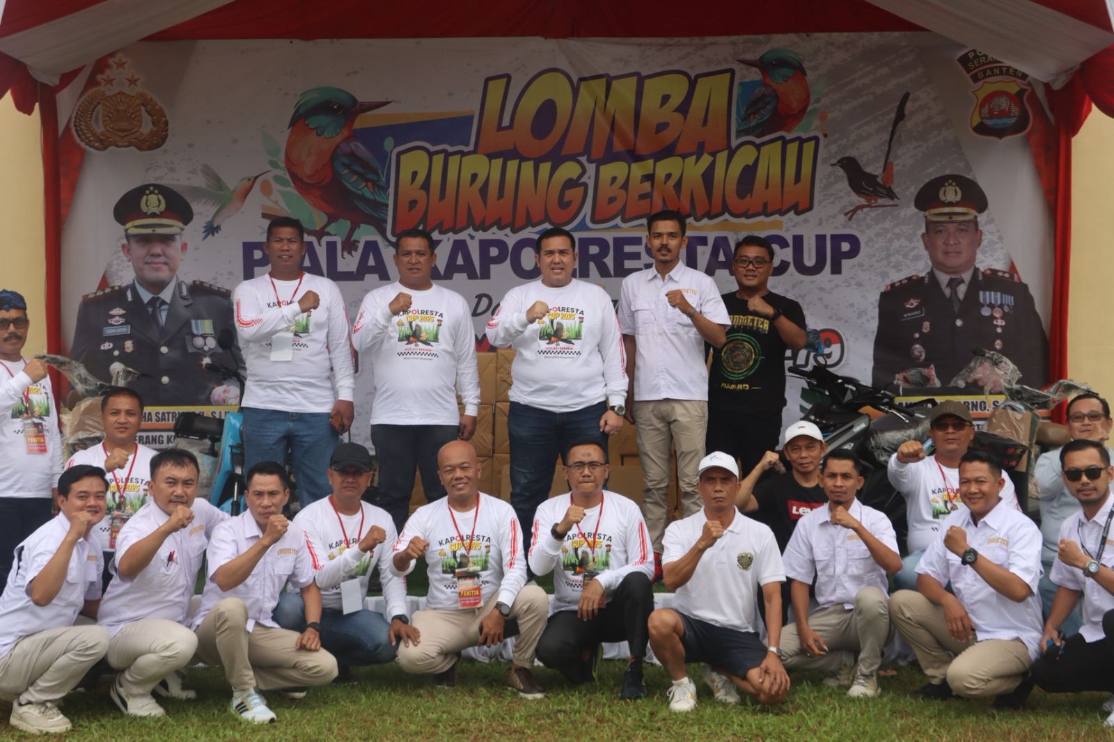Polresta Serang Kota Gelar Lomba Burung Sambut HUT Bhayangkara