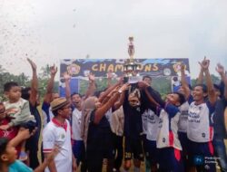 Karang Taruna Tinggar Sukses Gelar Turnamen Sepak Bola Antar RT