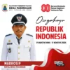 Pemerintah Desa Pasirhaur Mengucapkan Dirgahayu Republik Indonesia Ke-80