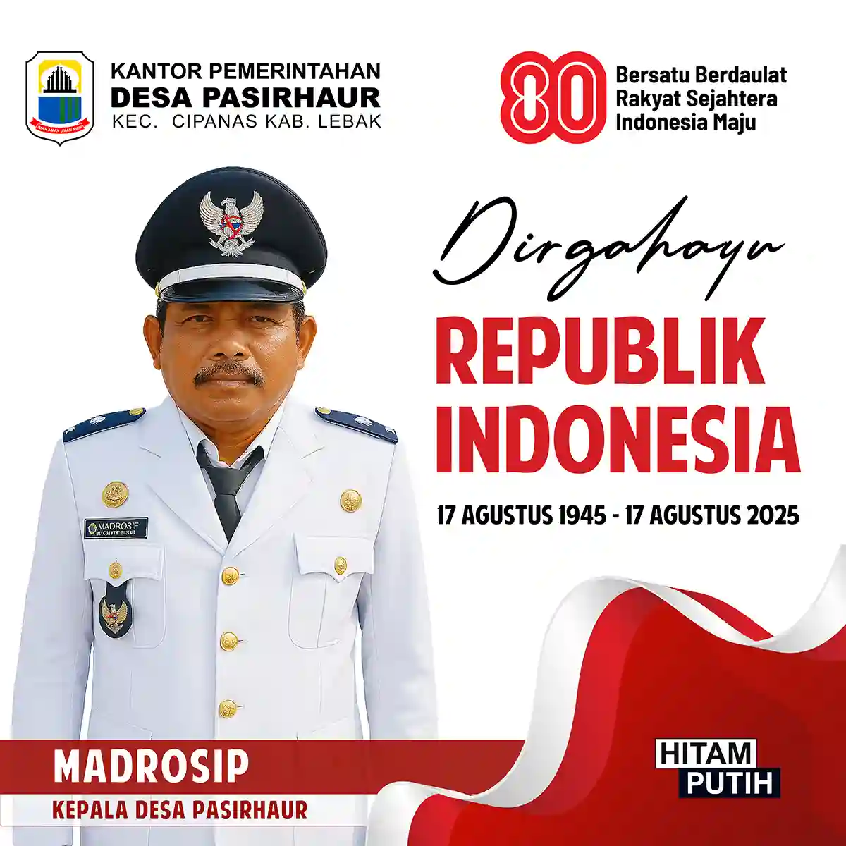 Madrosip Kepala Desa Pasirhaur