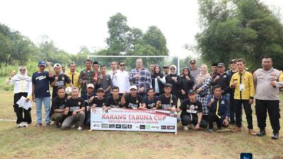 Wali Kota Serang Resmi Buka Turnamen Sepak Bola Karang Taruna Cup 2025 Antar RT Kelurahan Curug Manis