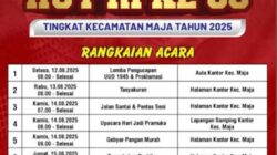 Kecamatan Maja Siap Rayakan HUT RI ke 80, Berikut Rangkaian Kegiatannya