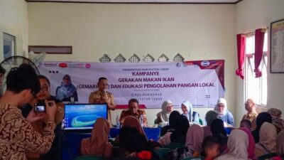 Balita Stunting di Desa Gubugan Cibeureum Ikuti Kampanye Gemarikan