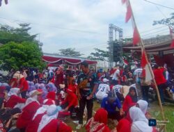 Ribuan Warga Padati Kantor Kecamatan Maja, Rayakan HUT ke 80 Kemerdekaan RI