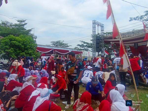 Ribuan Warga Padati Kantor Kecamatan Maja untuk Rayakan HUT ke 80 Kemerdekaan RI