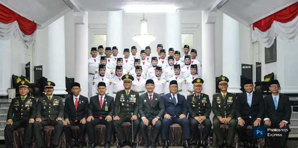 HUT ke 80 RI, Paskibraka Lebak Resmi Dikukuhkan Siap Kibarkan Merah Putih