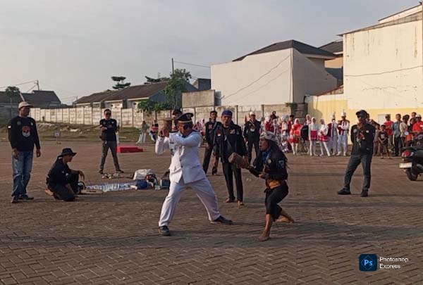 Pencak Silat Karate dan Debus Banten Warnai Perayaan HUT RI ke 80 di Maja