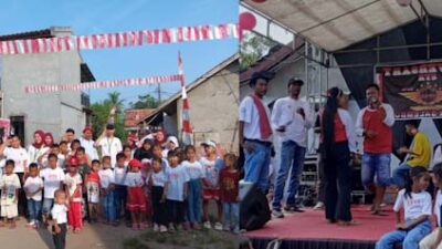Gotong Royong Mahasiswa KKN STAI Assalamiyah Warnai Perayaan HUT RI ke 80