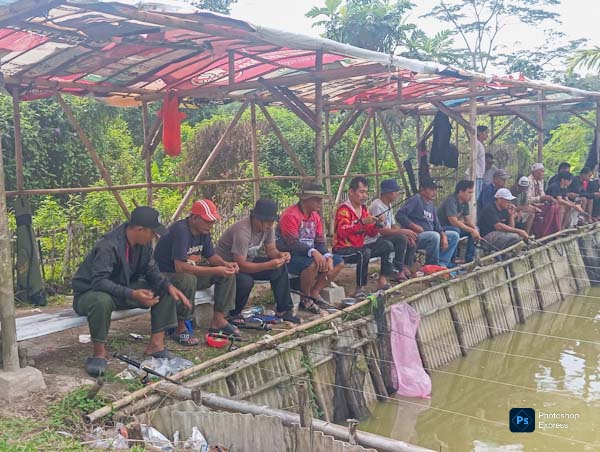 Lomba Mancing HUT ke 80 RI di Kecamatan Maja Jadi Ajang Silaturahmi Warga