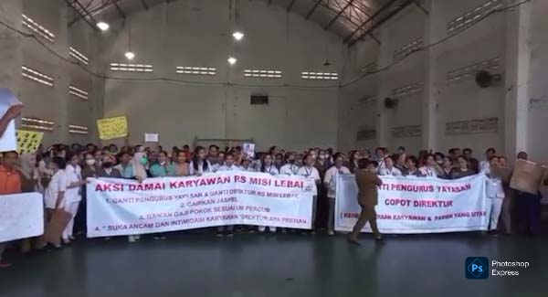 Nakes RS Misi Lebak Gelar Aksi, Tuntut Pembayaran Jaspel yang Tertunda