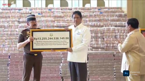 Kejagung Serahkan Rp13,2 Triliun Hasil Korupsi CPO ke Negara, Prabowo Apresiasi